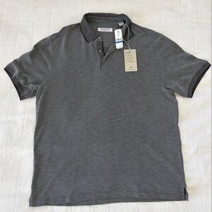 Tommy Bahama Men's Via Verde Polo in Black.